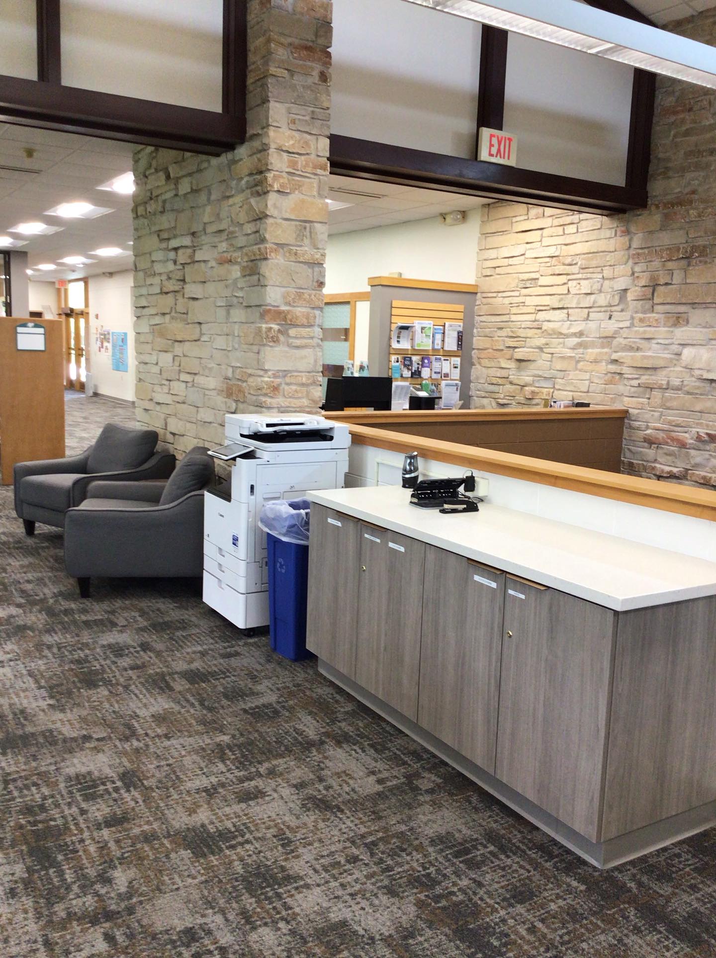 Image of copy machine and counter.