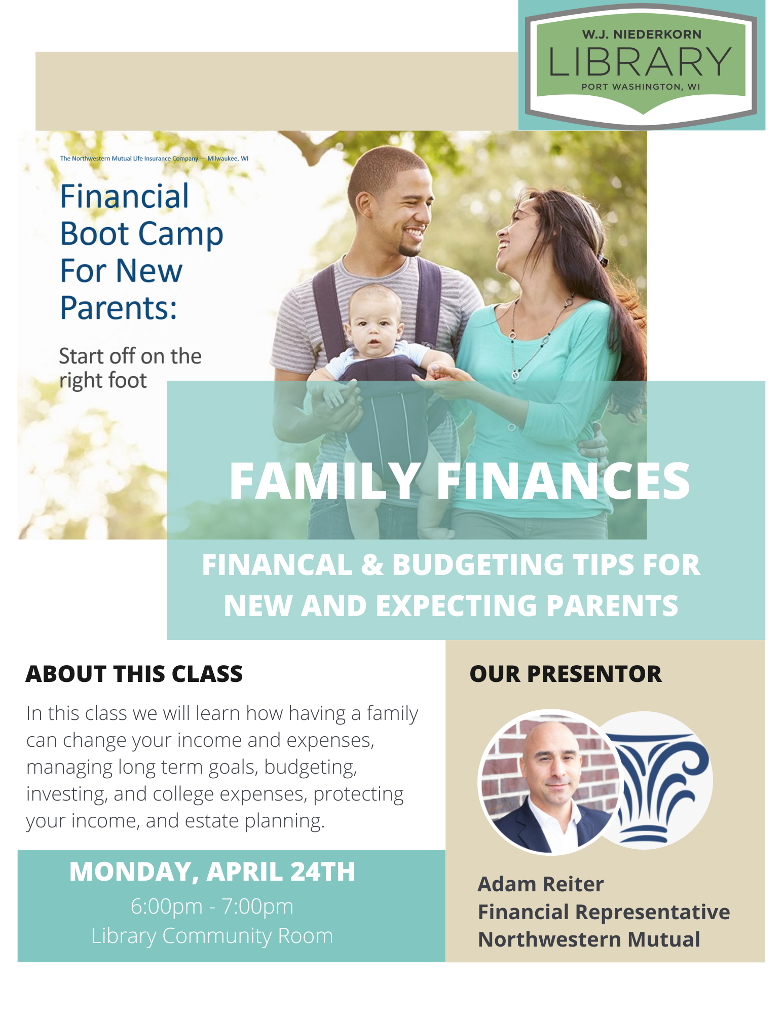 Family Finances Boot Camp Poster